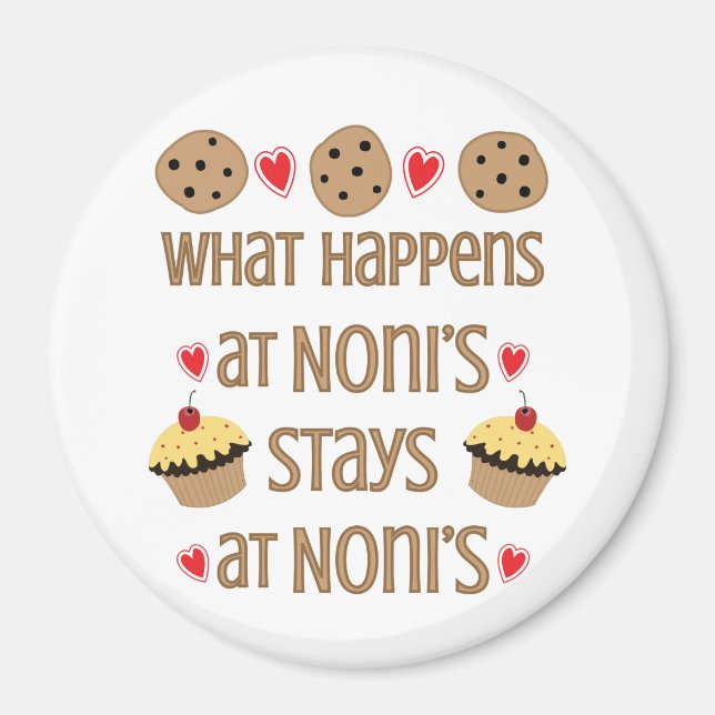 What happens at Noni's Magnet (Front)