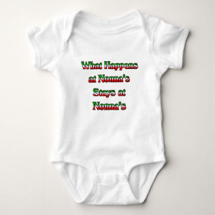 What Happens at Nonna's, Stays at Nonna's Baby Bodysuit