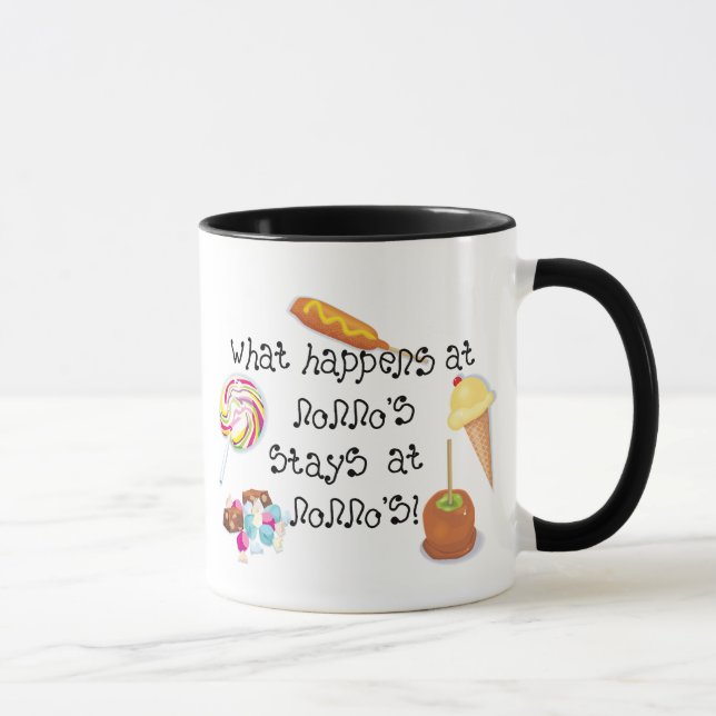 What Happens at Nonno's STAYS at Nonno's Mug (Right)