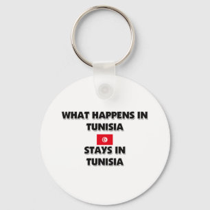 What Happens In TUNISIA Stays There Key Ring