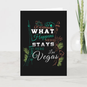 What Happens In Vegas Card