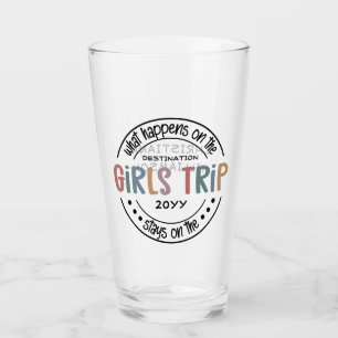 What happens on Girls Trip Custom Girls Weekend Glass