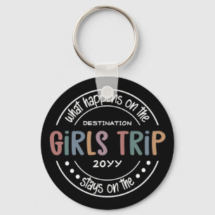 What happens on Girls Trip Custom Girls Weekend Key Ring