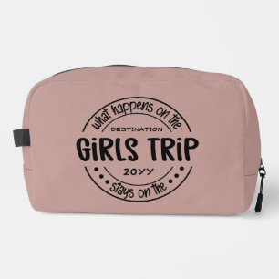 What happens on Girls Trip Girls Weekend Custom Dopp Kit