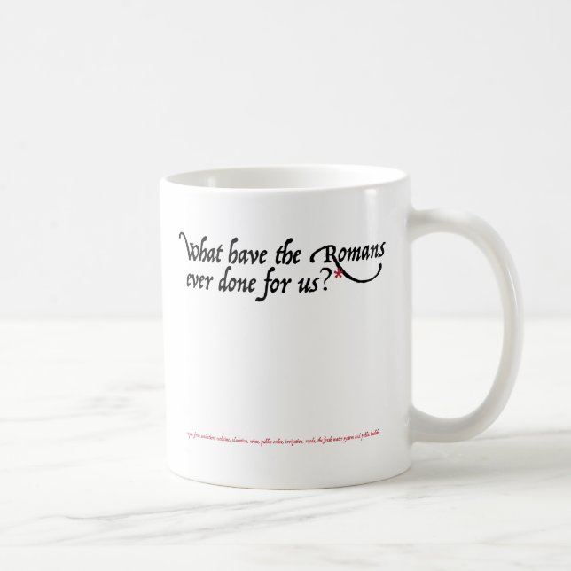 What have the Romans ever done for us Coffee Mug (Right)