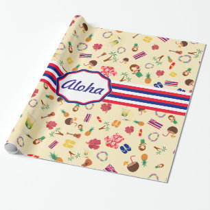 What Hawaii is famous for Wrapping Paper