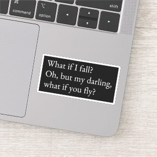 What if I fall what if you fly