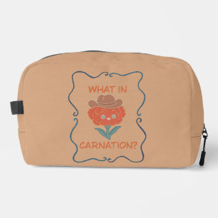 What in Carnation Funny Cowboy Flower Dopp Kit