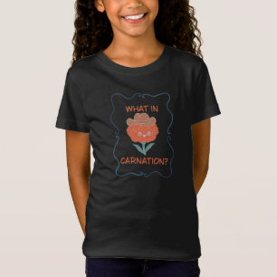 What in Carnation Funny Cowboy Flower T-Shirt