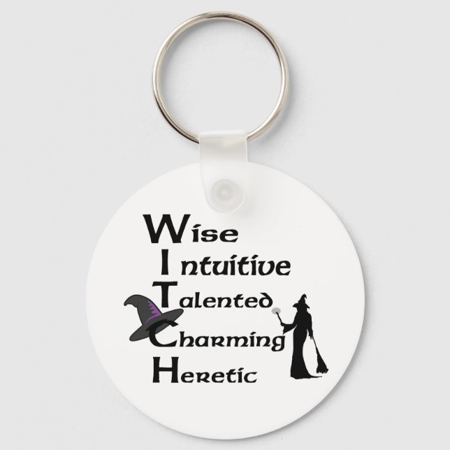 What-is-a-Witch Key Ring (Front)