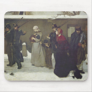 What is Called Vagrancy or Hunters of Vincennes Mouse Pad