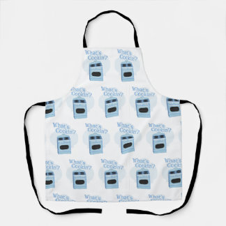 What Is Cooking Fun Retro Oven Illustration Design Apron