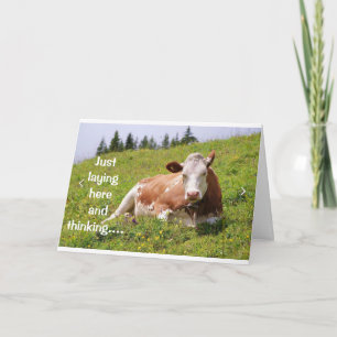 WHAT IS IT LIKE TO BE TURNING **21** ASKS COW CARD