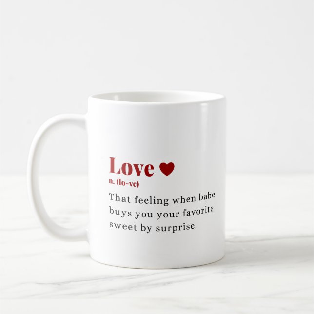 What Is Love  Coffee Mug (Left)