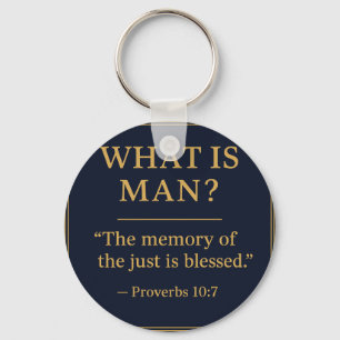 WHAT IS MAN – Bro Scott Memorial Acrylic Keychain