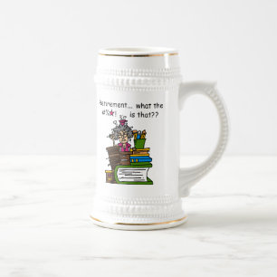 What is Retirement Humour Beer Stein