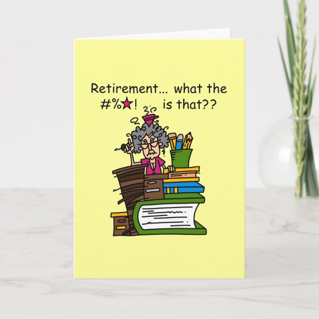 What is Retirement Humour Card (Front)