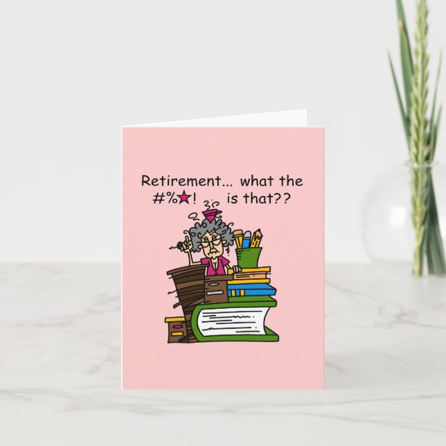 What is Retirement Humour Card (Front)