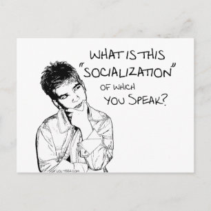 What Is Socialisation? Postcard