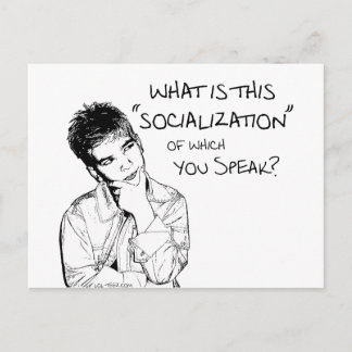 What Is Socialisation? Postcard