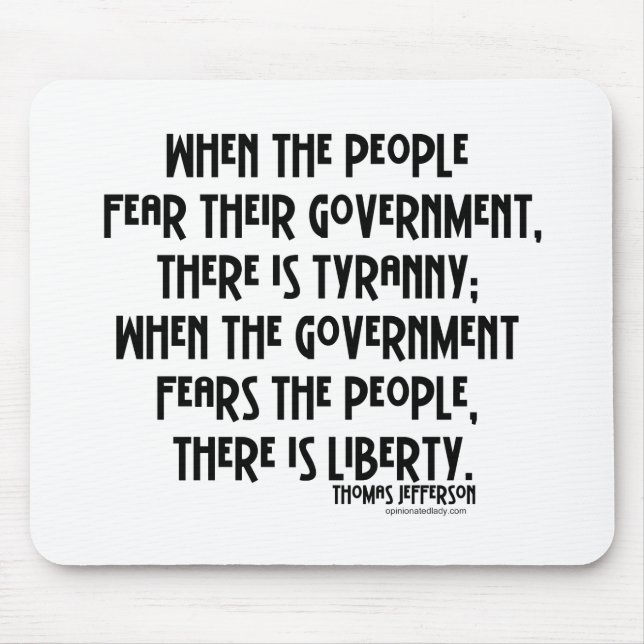 What is Tyranny...? Mouse Pad (Front)