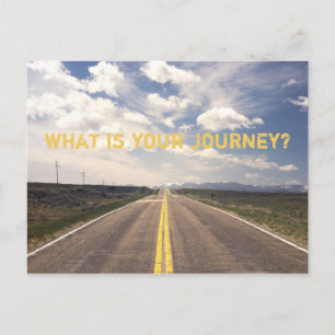 what is your journey? postcard