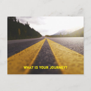 what is your journey? postcard