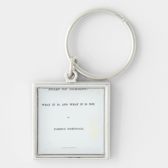 What it is, and What it is not' Key Ring (Front)