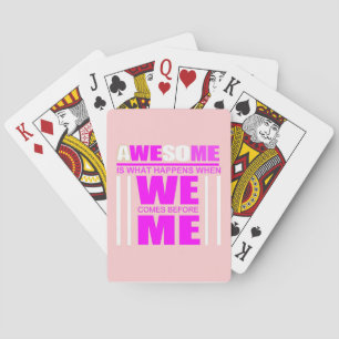 What it takes to be awesome playing cards