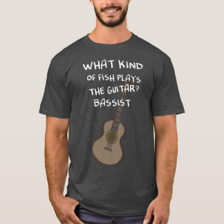 What kind of fish plays the guitar Bassist Premium T-Shirt