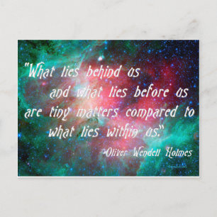 What lies within us postcard
