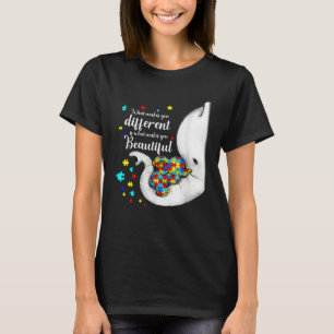What Makes You Different Elephant Mom Child Autism T-Shirt