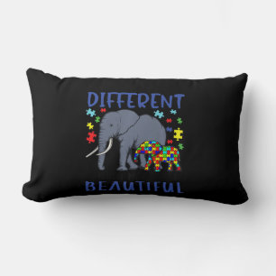 What Makes You Different Elephant Mum Autism Child Lumbar Cushion