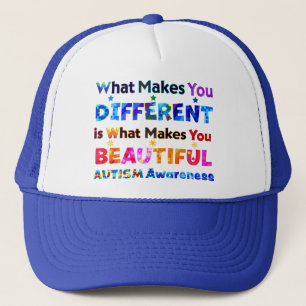 What Makes You DIFFERENT Is BEAUTIFUL Trucker Hat