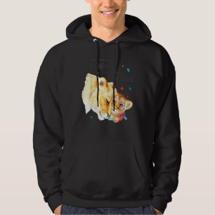 What Makes You Different Lion Mum Autism Child Awa Hoodie