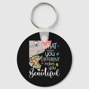 What Makes You Different Makes You Beautiful - Aut Key Ring