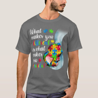 What Makes You Different Makes You Beautiful Autis T-Shirt