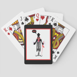 WHAT? MAN PLAYING CARDS