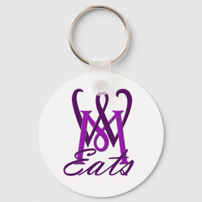 What Micky Eats Keychain (Front)