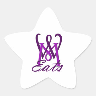 What Micky Eats Star Sticker