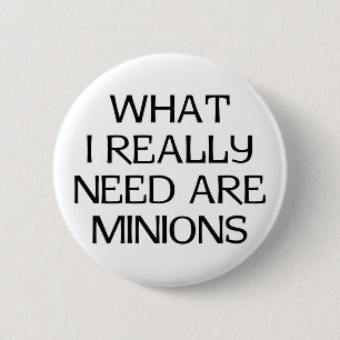 What Minions 6 Cm Round Badge