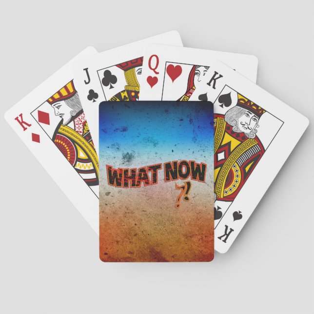 What Now ?! Playing Cards (Back)