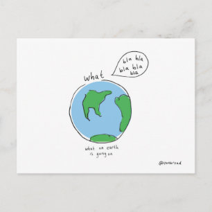 what on earth postcard