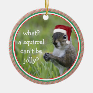 What?  ONE-SIDED Ceramic Tree Decoration