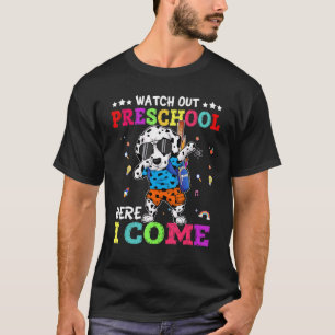 What Out Preschool Cute Back To School Dabbing Dal T-Shirt