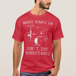 What Part Dont You Understand Funny HVAC Installer T-Shirt