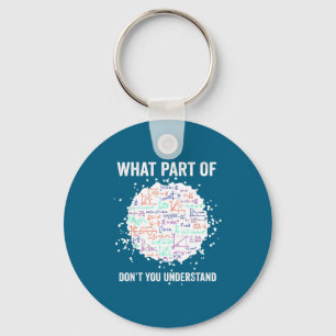 What part don't you understand funny math calculus key ring