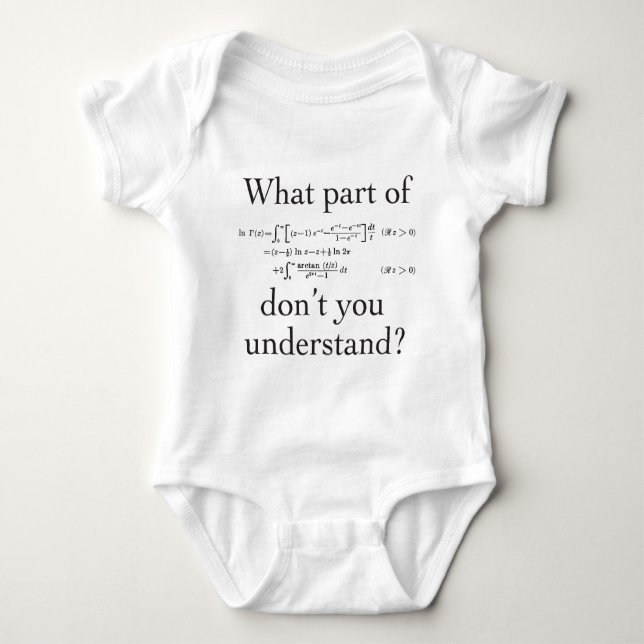 What part of... baby bodysuit (Front)