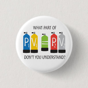 What Part of Boyle's Law Don't You Understand? 3 Cm Round Badge