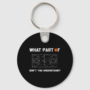 What Part Of Don't You Understand Fun Sketll Coach Key Ring